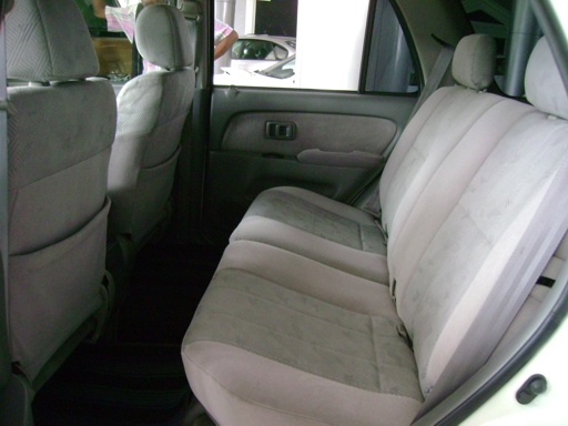 Rear interior